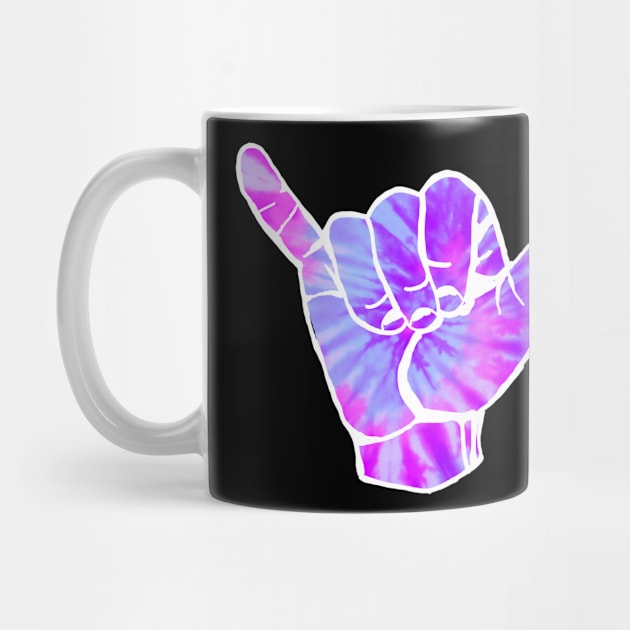 white n purple tie dye hand by lolosenese